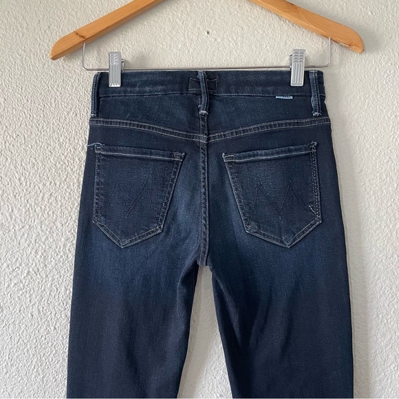 MOTHER High Waisted Looker Skinny Jeans in Coffee Tea or Me Women’s 24 Blue - Picture 10 of 16